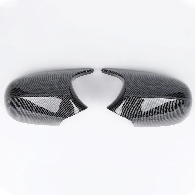 Pair of BMW 3 Series E90 rearview mirror housings in ABS plastic