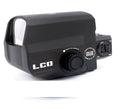 LCO tactical red dot sight mounted on 20mm Picatinny rail with holographic reflex display