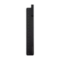 15cm retractable aluminium bookmark ruler with laser-engraved scale in black or silver