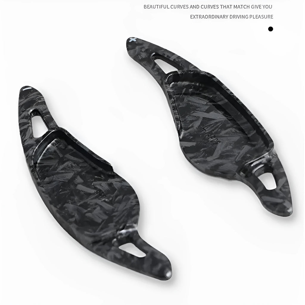 Carbon fibre black steering wheel paddle shifter for interior car modification