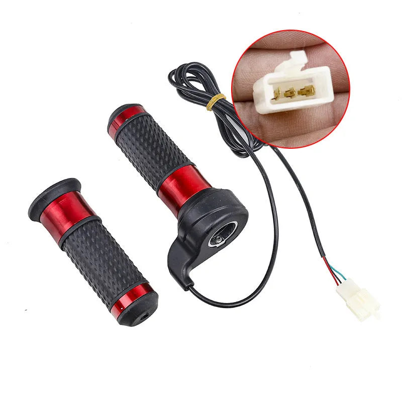 Three-wheel electric car modification accelerator handle with three-speed rotating switch in assorted colours