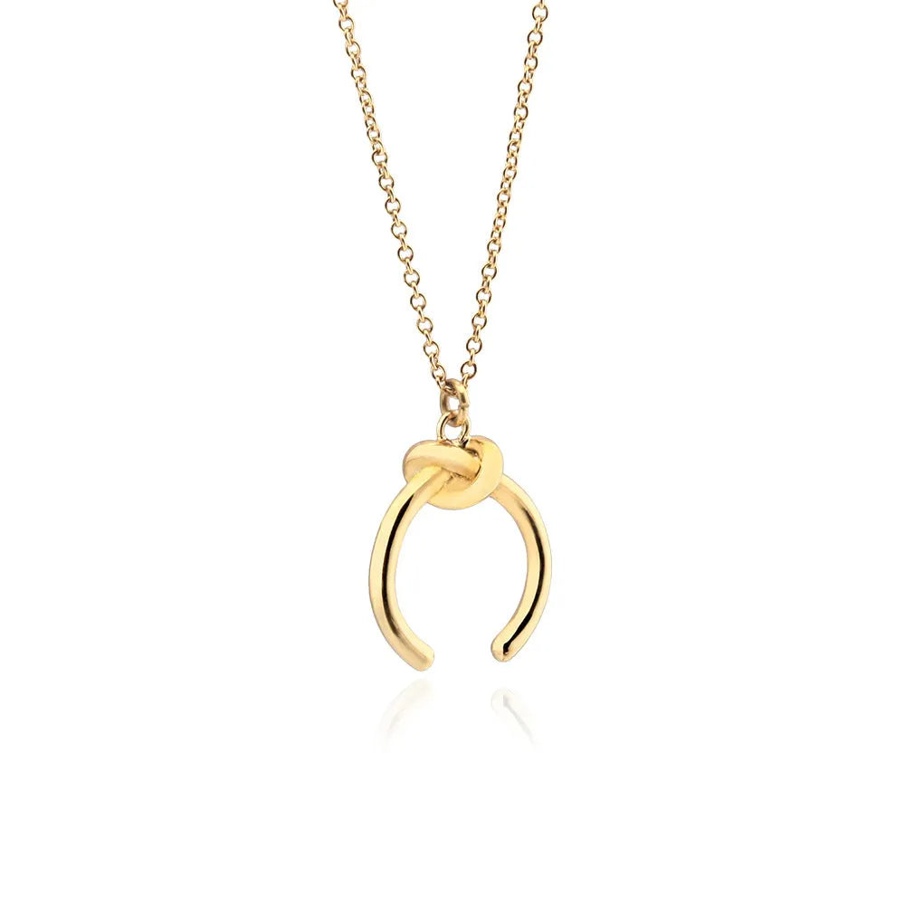Gold and silver vintage geometric pendant necklaces with an adjustable copper chain.