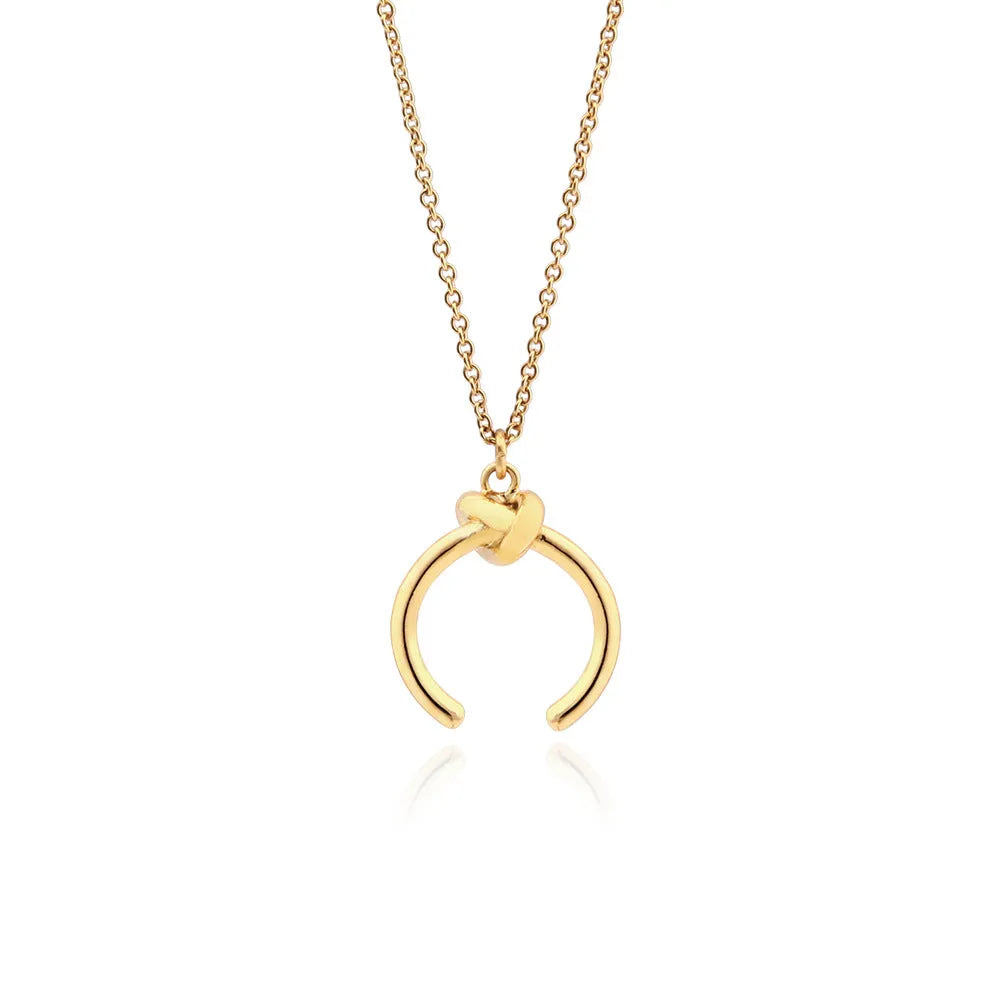 Gold and silver vintage geometric pendant necklaces with an adjustable copper chain.