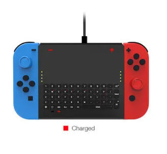 Black felt pouch for Nintendo Switch with game card slots and double layer storage compartments