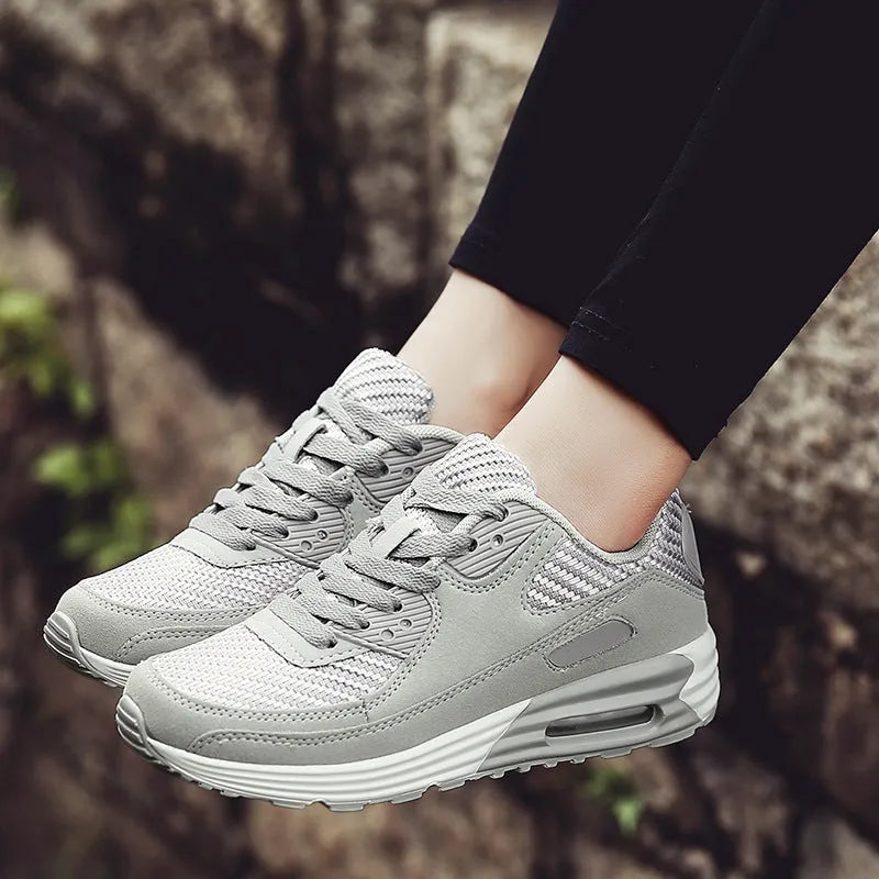 Women's casual shoes with 3.5cm heel, US 5.5-8.5, CN 35-40, in beige orange, grey or pink purple