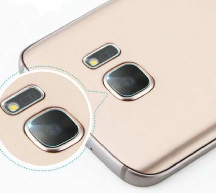 Tempered glass camera lens protective film for Samsung Galaxy S7 edge and S8 smartphones