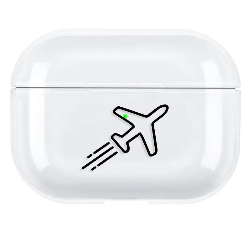 AirPods Pro 3 protective shell back cover in PC material with solid colour design