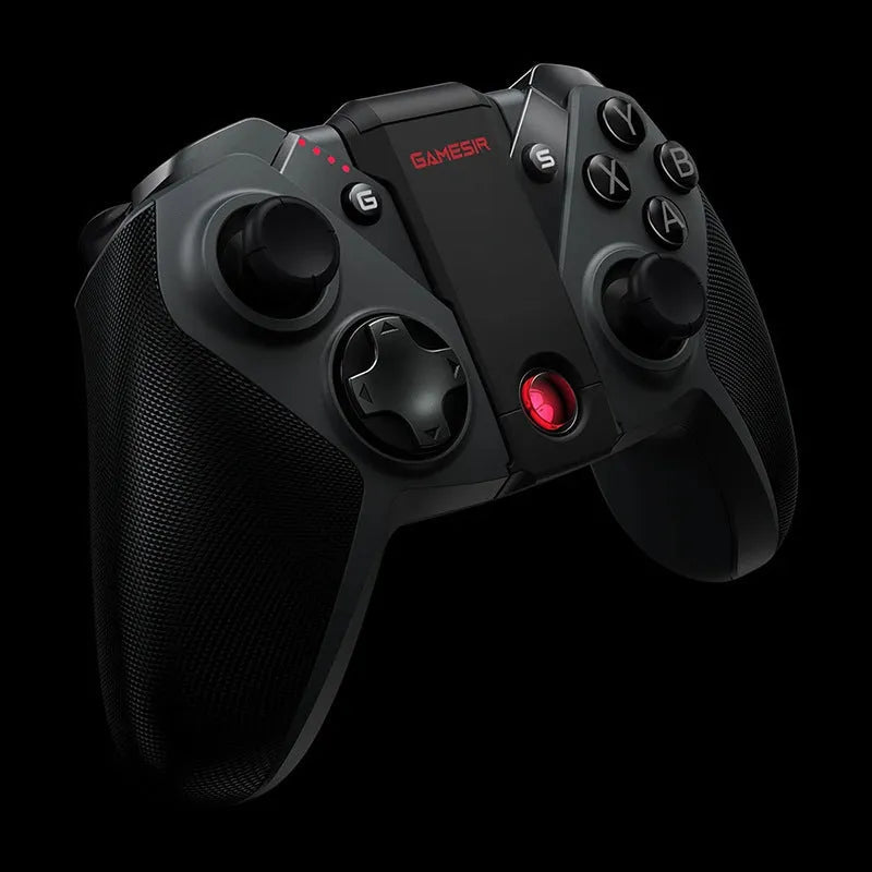 Black Gaishi USB Type-C gaming controller with standard gaming button layout