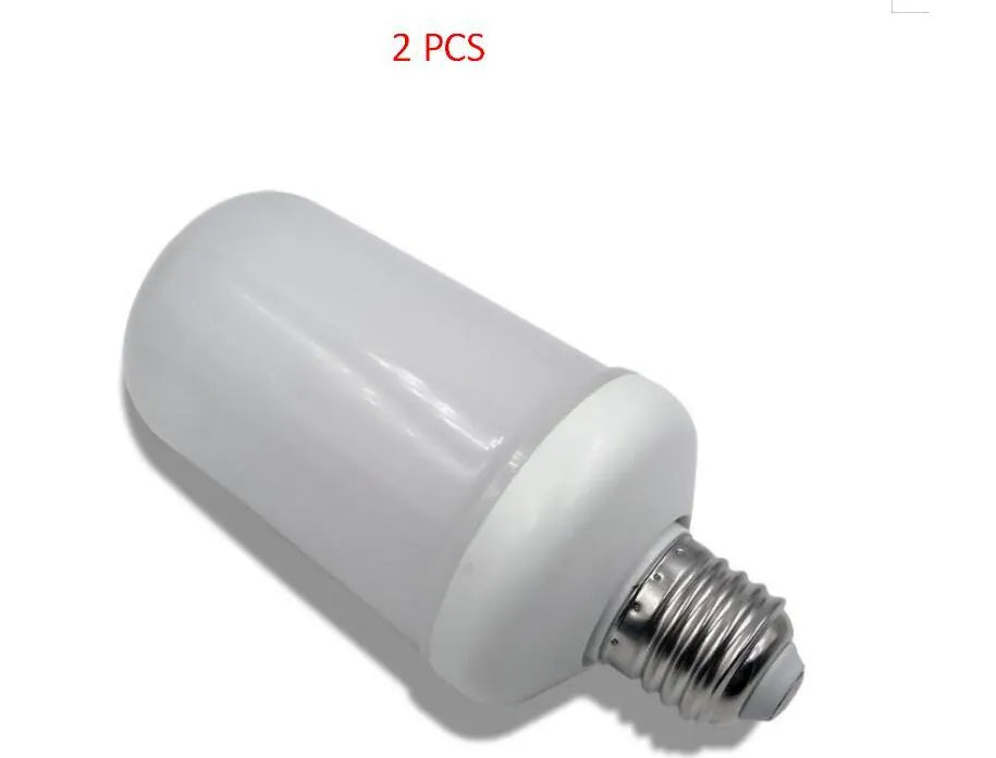 Atmosphere decorative flame effect lamp with orange LED fake fire flickering light.