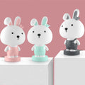 Cartoon animal table lamp with plastic shade and LED light in random animal design