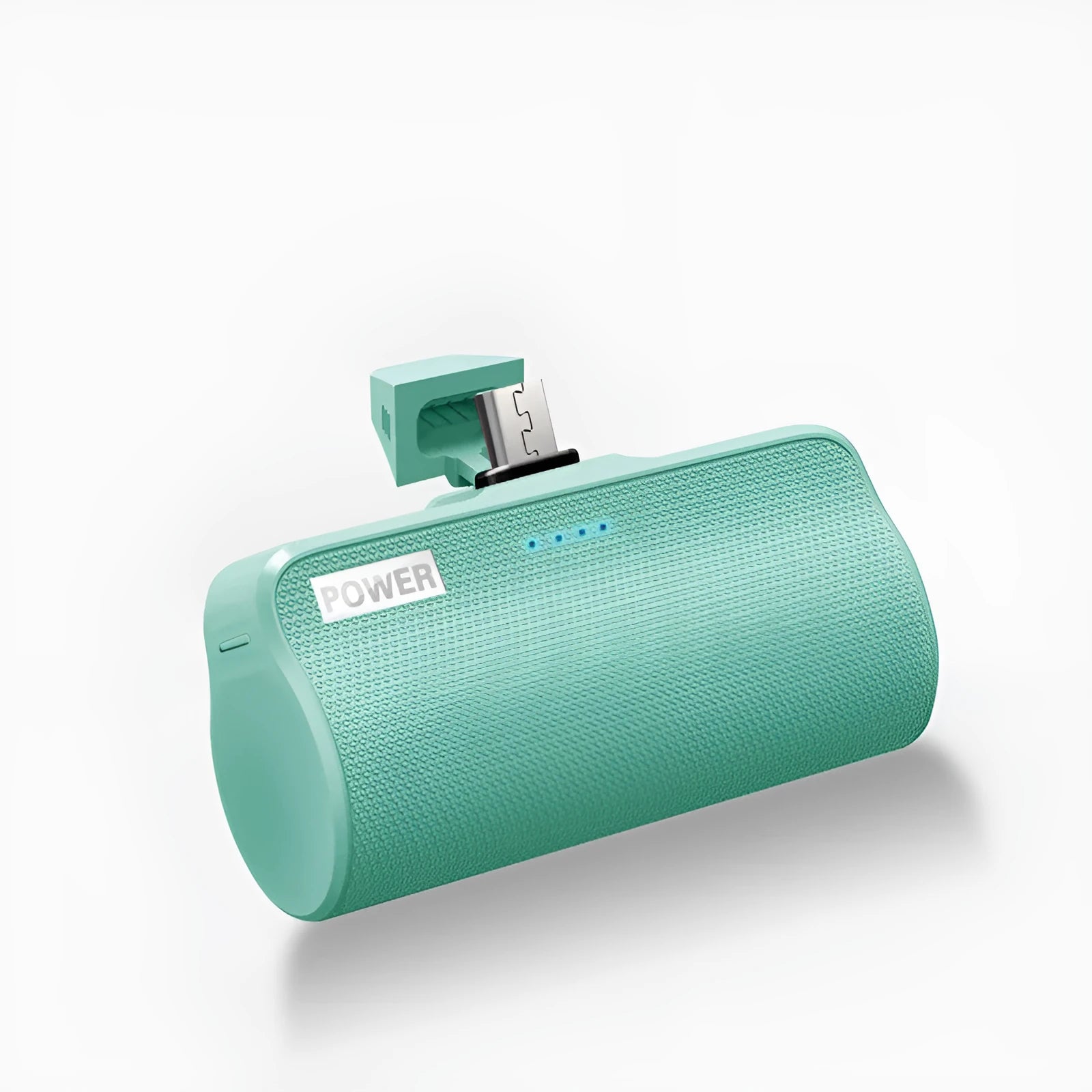 Creative universal power bank in black, green, pink or white colours with 3000mAh capacity