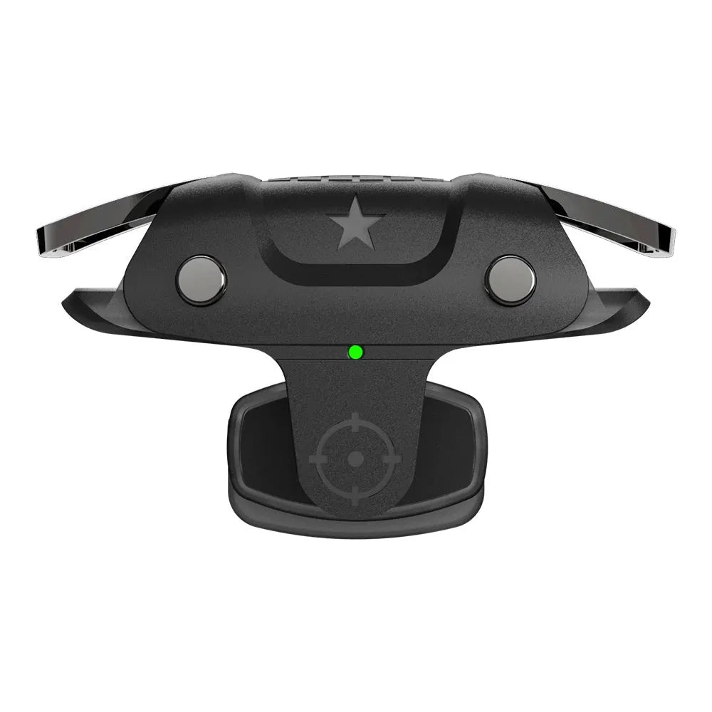 Black F5 mobile phone game controller with compact 5x2.5x2.96cm dimensions and joystick design