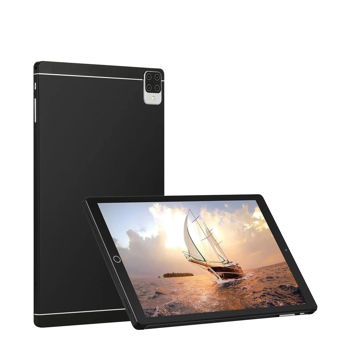 Android tablet PC with 11.6 inch IPS screen in multiple colour options showing interface