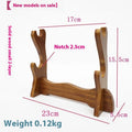 Chinese style handmade wooden wall bracket with multiple display layers