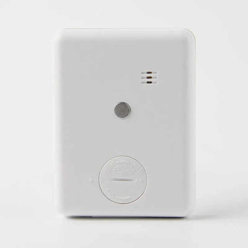 Black and white digital kitchen timer with magnetic back and count up/countdown functions