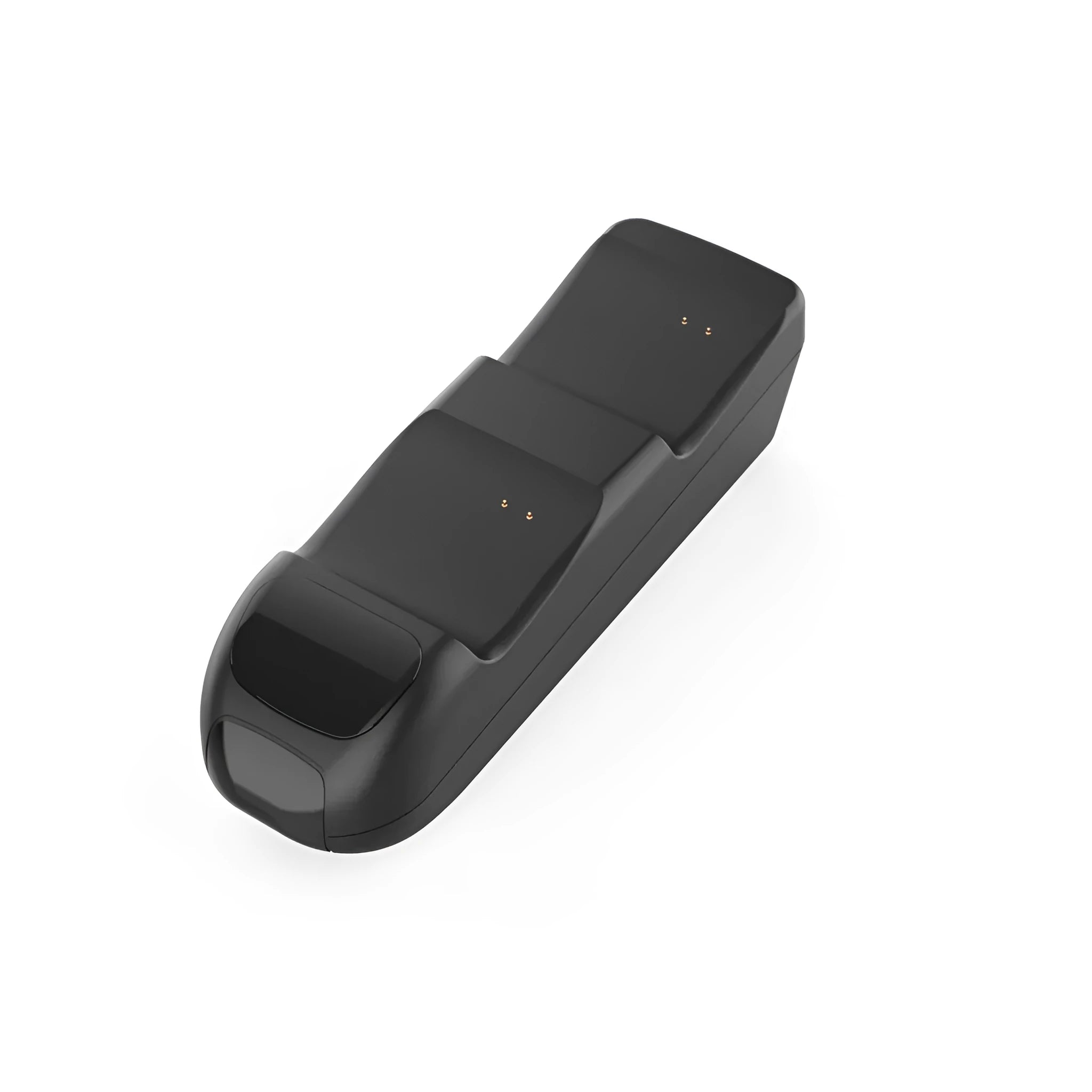 Black Xbox Series X dual controller wireless charging station with LED lights and two battery packs