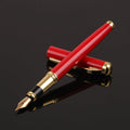 Red and black metal ink pens with 0.5mm tips for office and student use