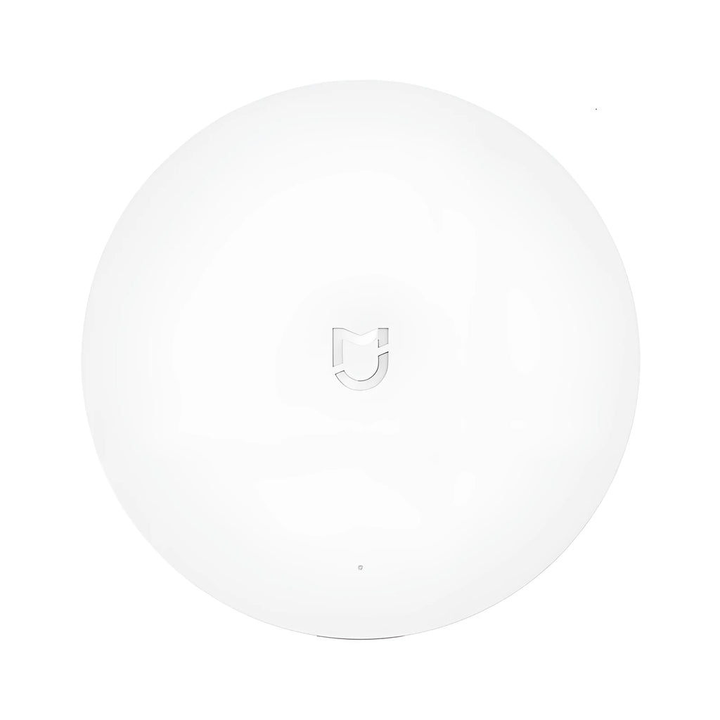 Xiaomijia white circular smart home gateway with UK plug for wireless wall control