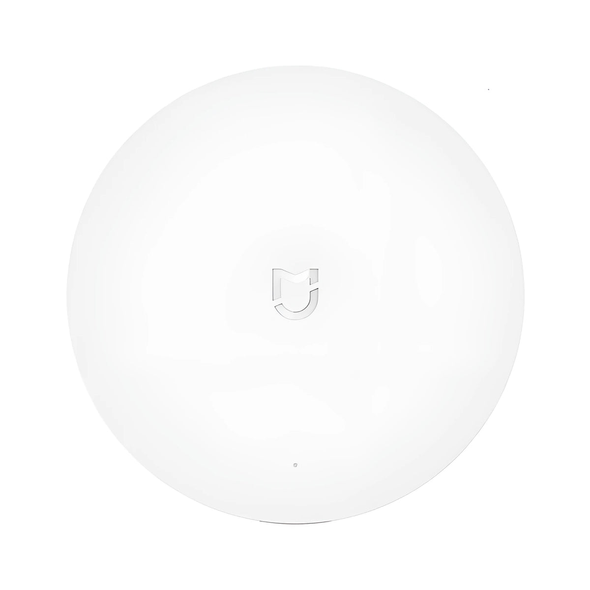 Xiaomijia white circular smart home gateway with UK plug for wireless wall control