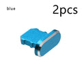 Aluminium alloy mobile phone charging port dust plug for iPhone in multiple colour options