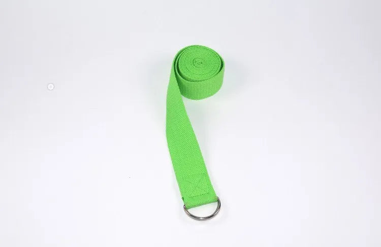 EVA yoga brick 23x15x7.5cm, non-slip yoga mat 183x61x0.6cm and cotton stretching strap 183cm set