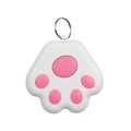Dog paw shaped Bluetooth tracker device with selfie remote function in various colours