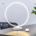 Full Moon Lamp table lamp with remote control on wooden surface