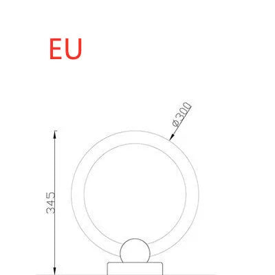 Modern circular Nordic style wooden art LED chandelier with acrylic shade