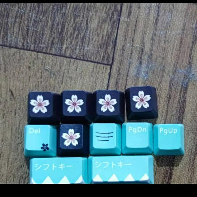 Single green mechanical keycap with animation body design for Cherry-style wireless keyboards