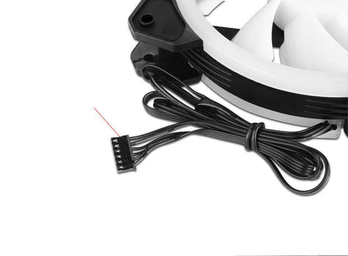 12cm camouflage pattern PC chassis cooling fan with RGB lighting and hydraulic bearing