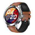 Sleeping weather smart bracelet with a circular 1.28-inch IPS screen on a silicone wristband.