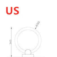 Modern circular Nordic style wooden art LED chandelier with acrylic shade