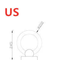 Modern circular Nordic style wooden art LED chandelier with acrylic shade