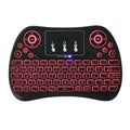 Mini touch keyboard with seven-colour backlight, 2.4G wireless USB, English layout, 152x102x13mm