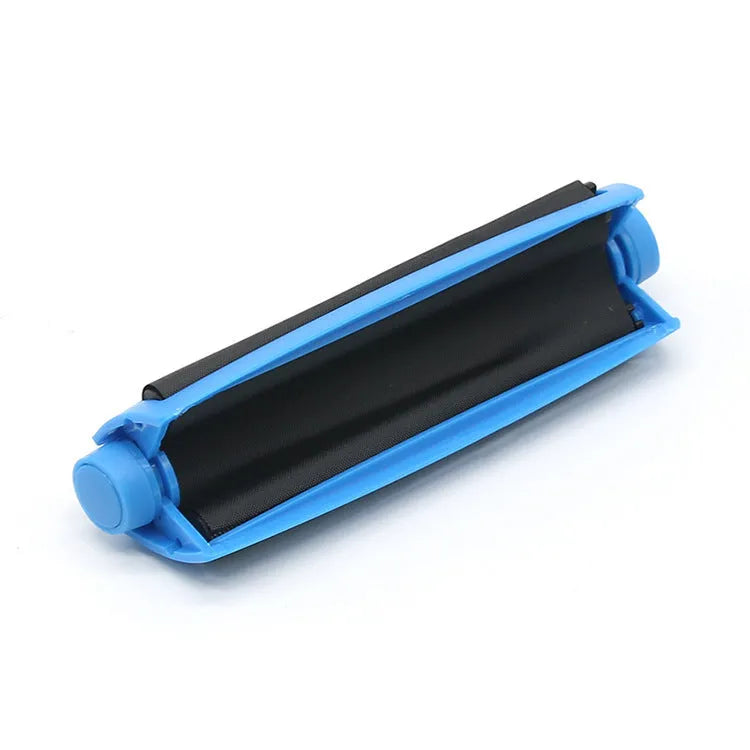 Manual plastic cone cigarette maker in assorted colours for making 110mm cigarettes from shredded tobacco.