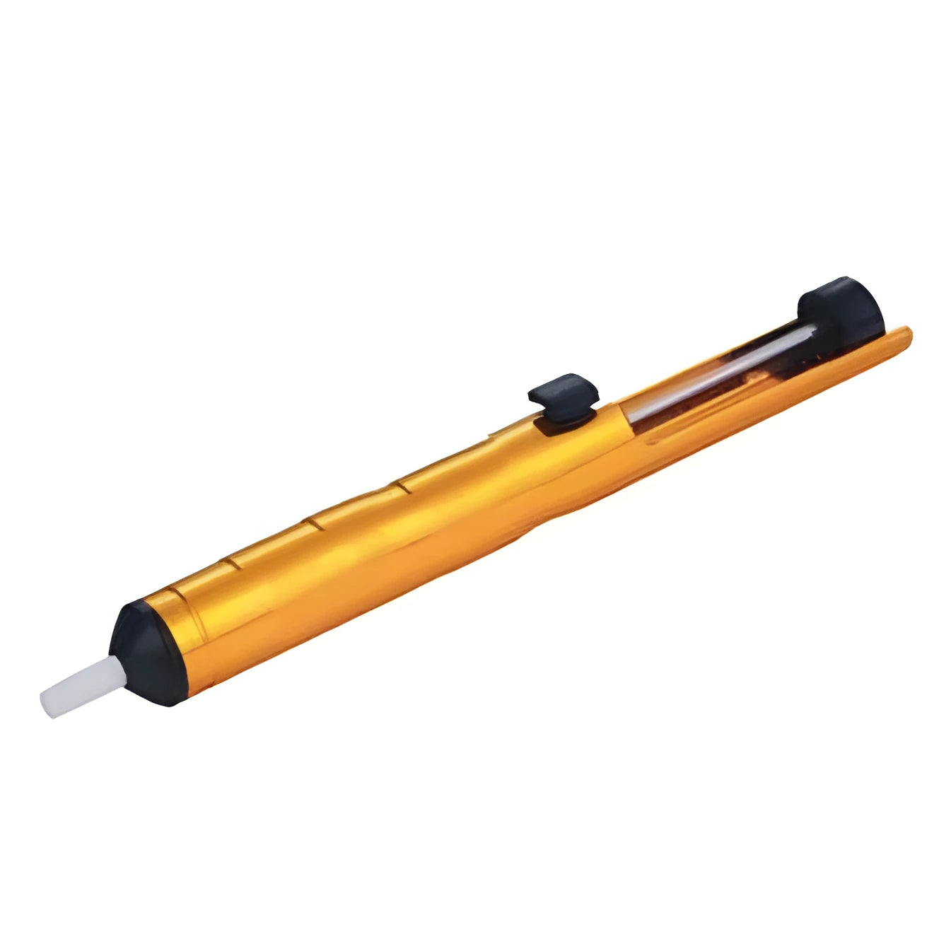 GS-107 manual solder sucker desoldering tool in blue, gold, or silver colour with large suction pump.