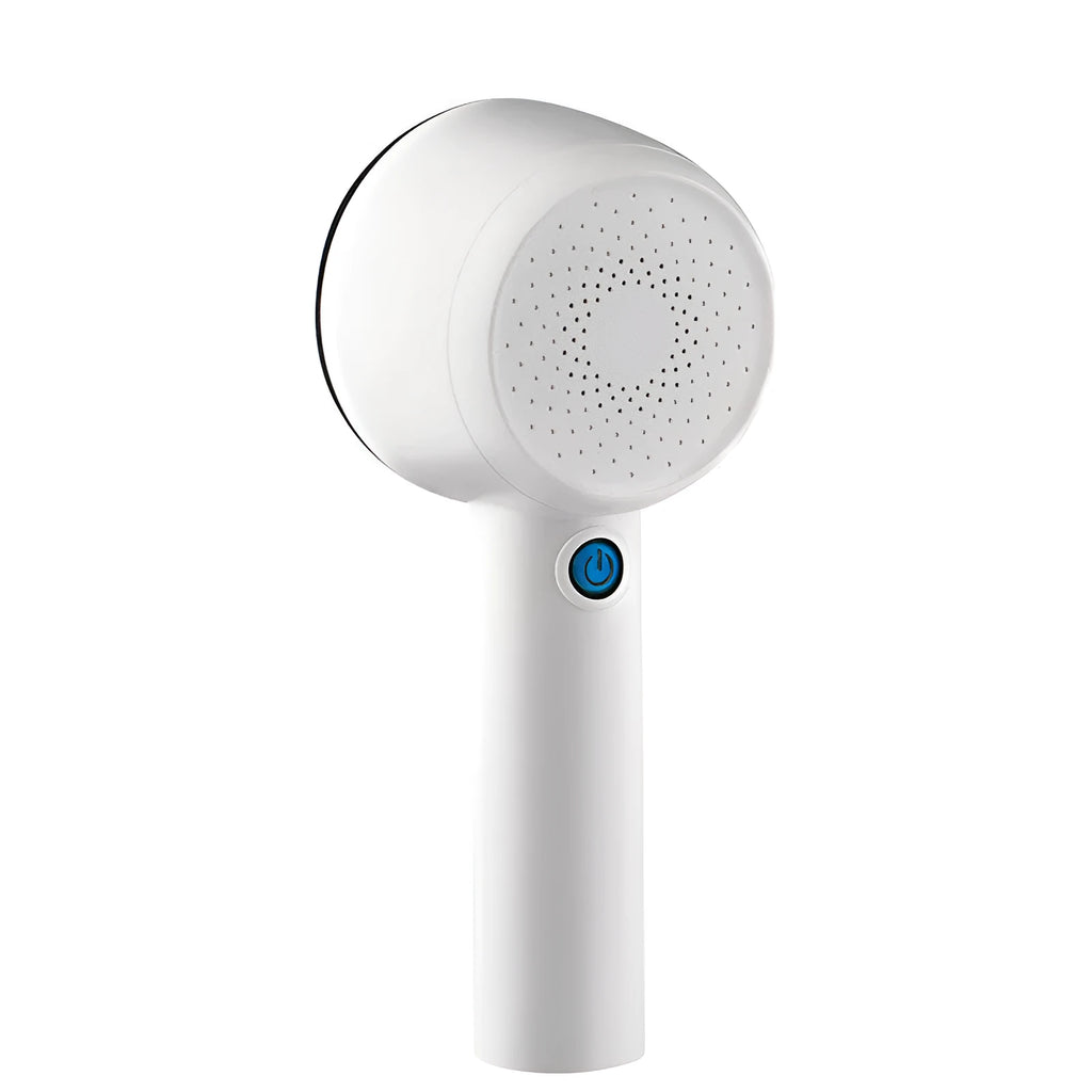 White rechargeable clothes shaver for removing bobbles from jersey and fleece fabrics