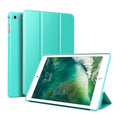 Black TPU clamshell iPad case with a built-in silicone stand for 9.7-inch iPad Air models.
