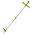 1046A manual aluminium and plastic weed puller gardening tool, 50cm long.