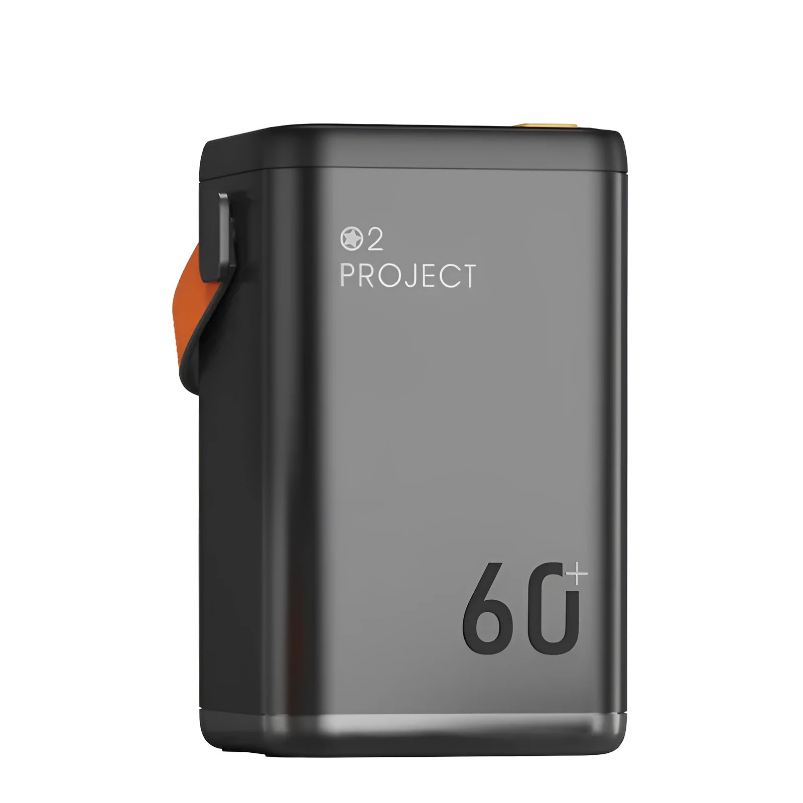 60000mah outdoor power bank in aluminium shell with plastic casing, available in grey, pink, blue, or white colours