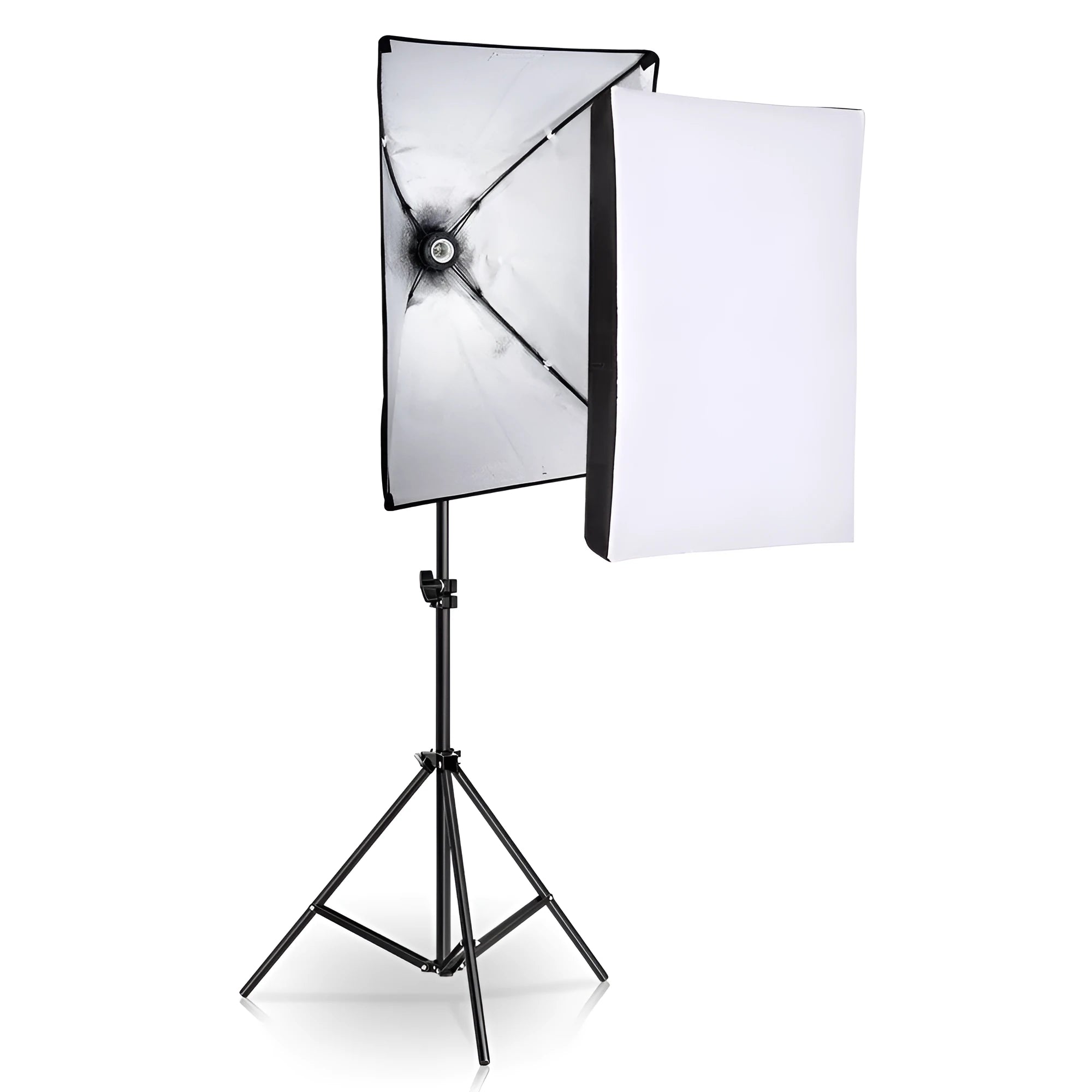 50x70cm soft light photography backdrop cloth on 2-metre stand with international plugs
