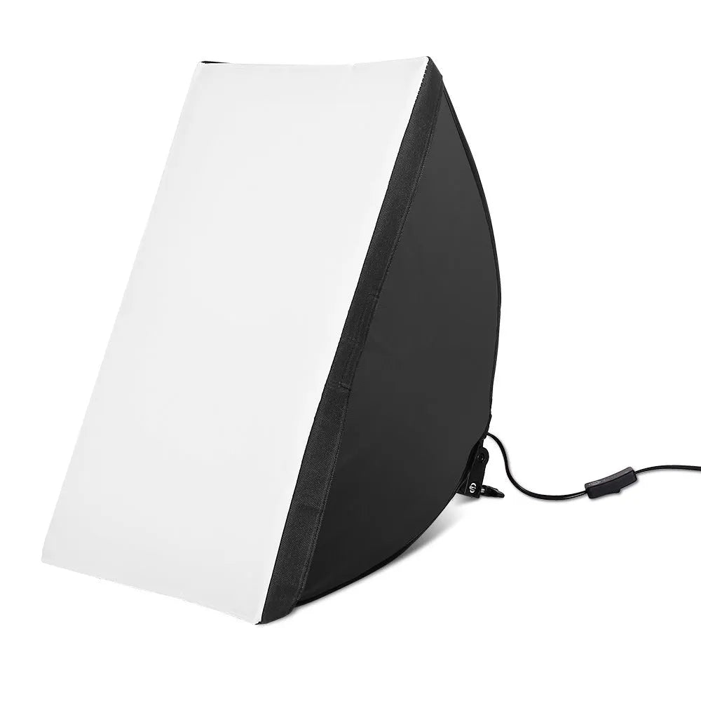 50x70cm soft light photography backdrop cloth on 2-metre stand with international plugs