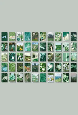 Assorted Japanese paper stickers in various patterns, each measuring 4 by 6 centimetres.