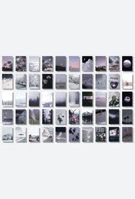 Assorted Japanese paper stickers in various patterns, each measuring 4 by 6 centimetres.