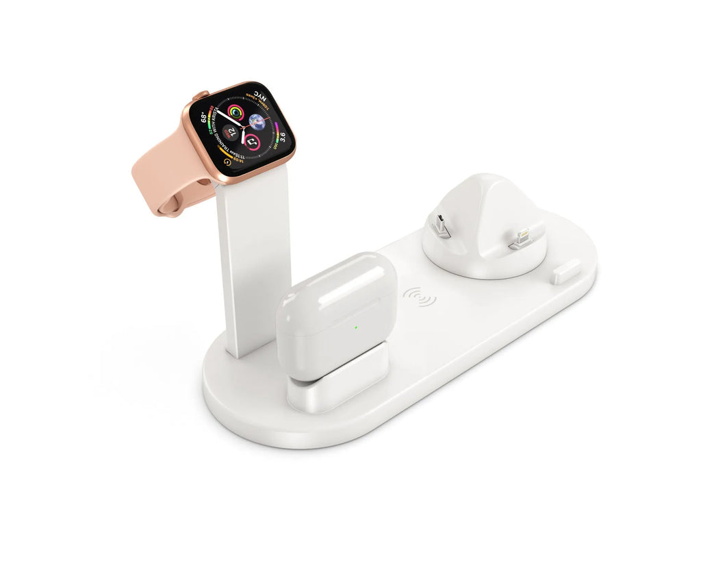Three-in-one wireless charging bracket for Apple Watch AirPods and iPhone devices