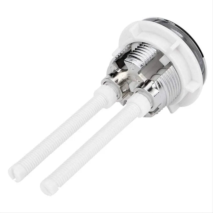38mm round toilet flush button with double push mechanism for cistern replacement