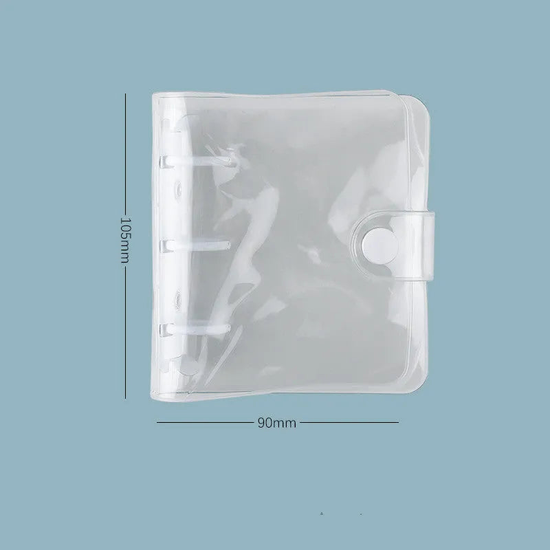 Girl Heart Hand Book mini loose-leaf diary with three-hole binder and 60 refill sheets in pastel cute designs.