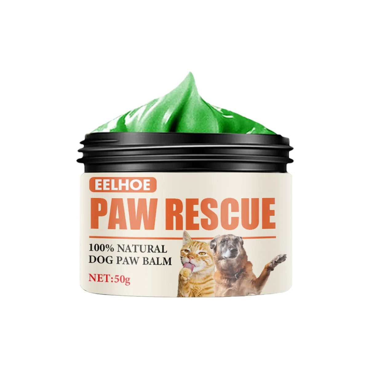30g canned pet paw care cream for dogs and cats, foot pad protection oil with shea butter and aloe vera, 9.5x2cm