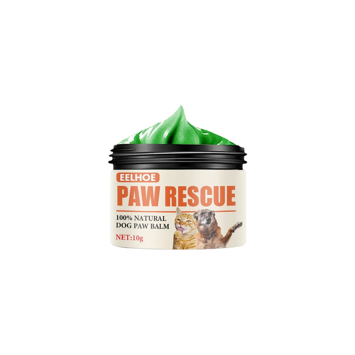 30g canned pet paw care cream for dogs and cats, foot pad protection oil with shea butter and aloe vera, 9.5x2cm
