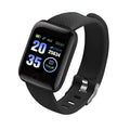 D13 colour screen smart bracelet showing heart rate monitoring on 1.3 inch display in blue, black, red, purple, or green